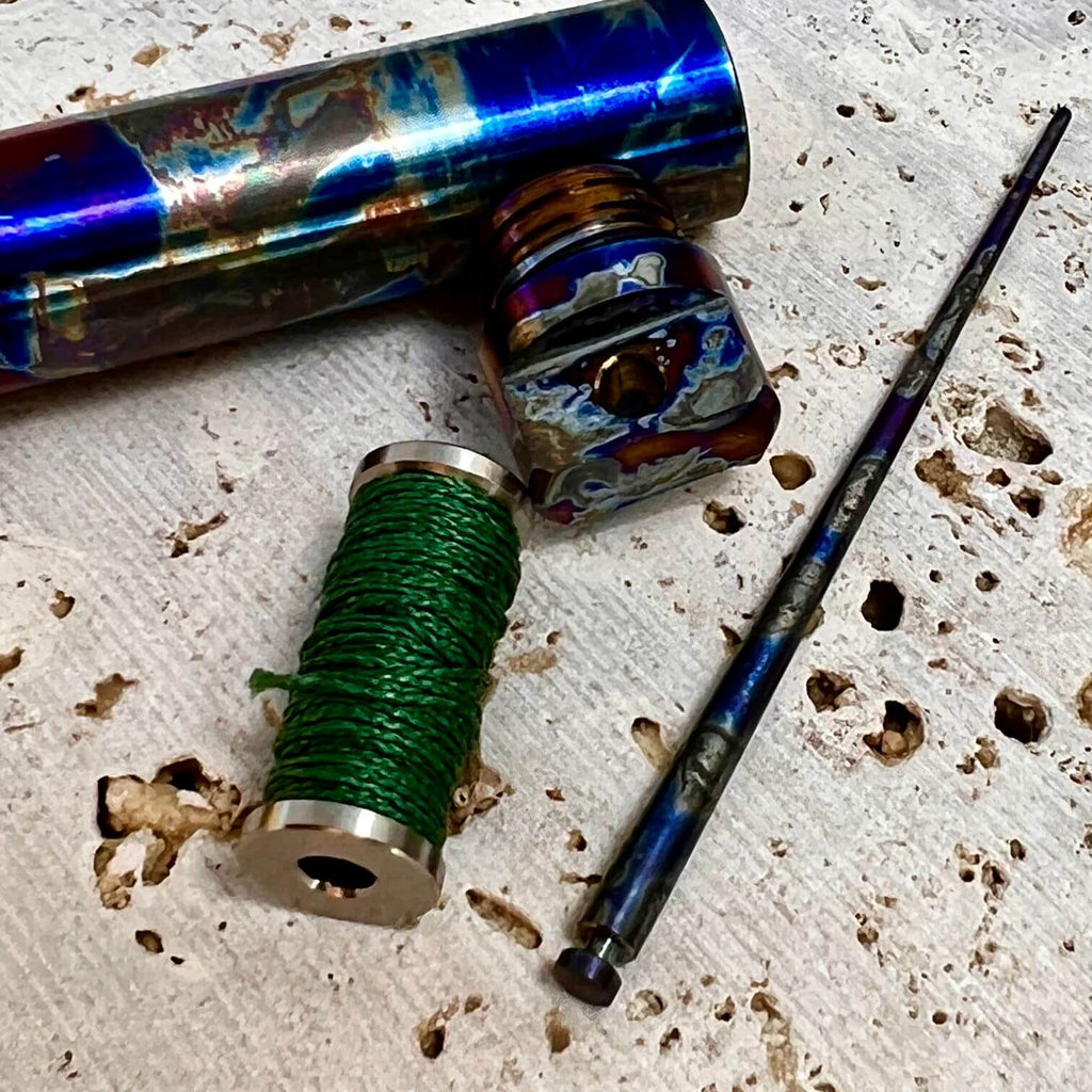 titanium thread bobbin spool with spectra line