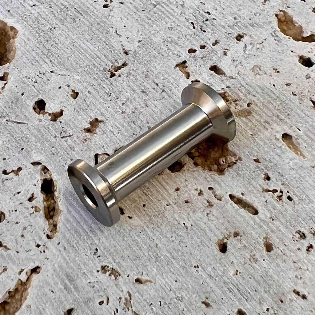 titanium thread bobbin spool with plain finish