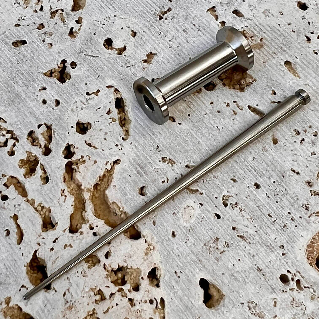 titanium thread bobbin spool with matching toothpick