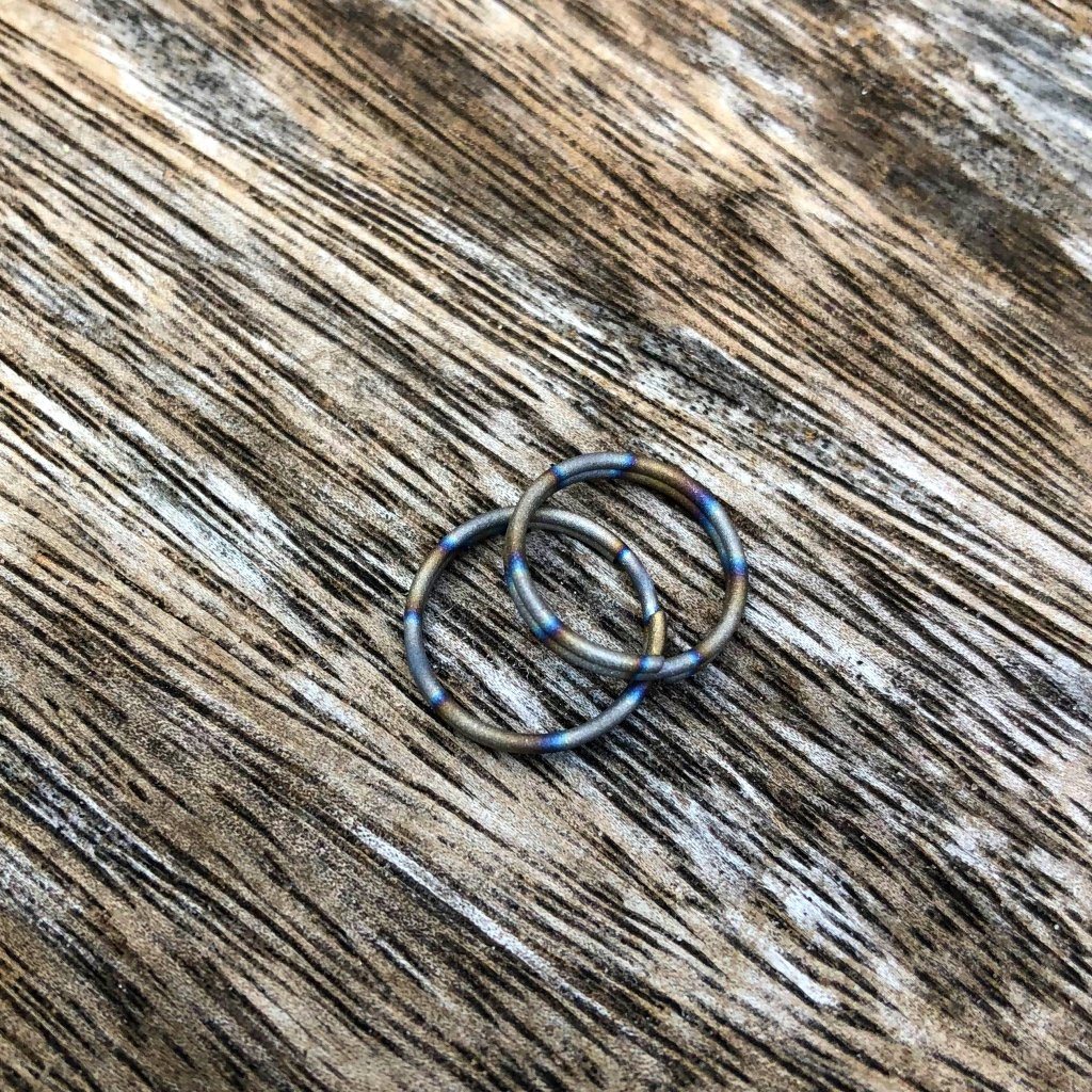 Titanium Split Rings - Ti Survival