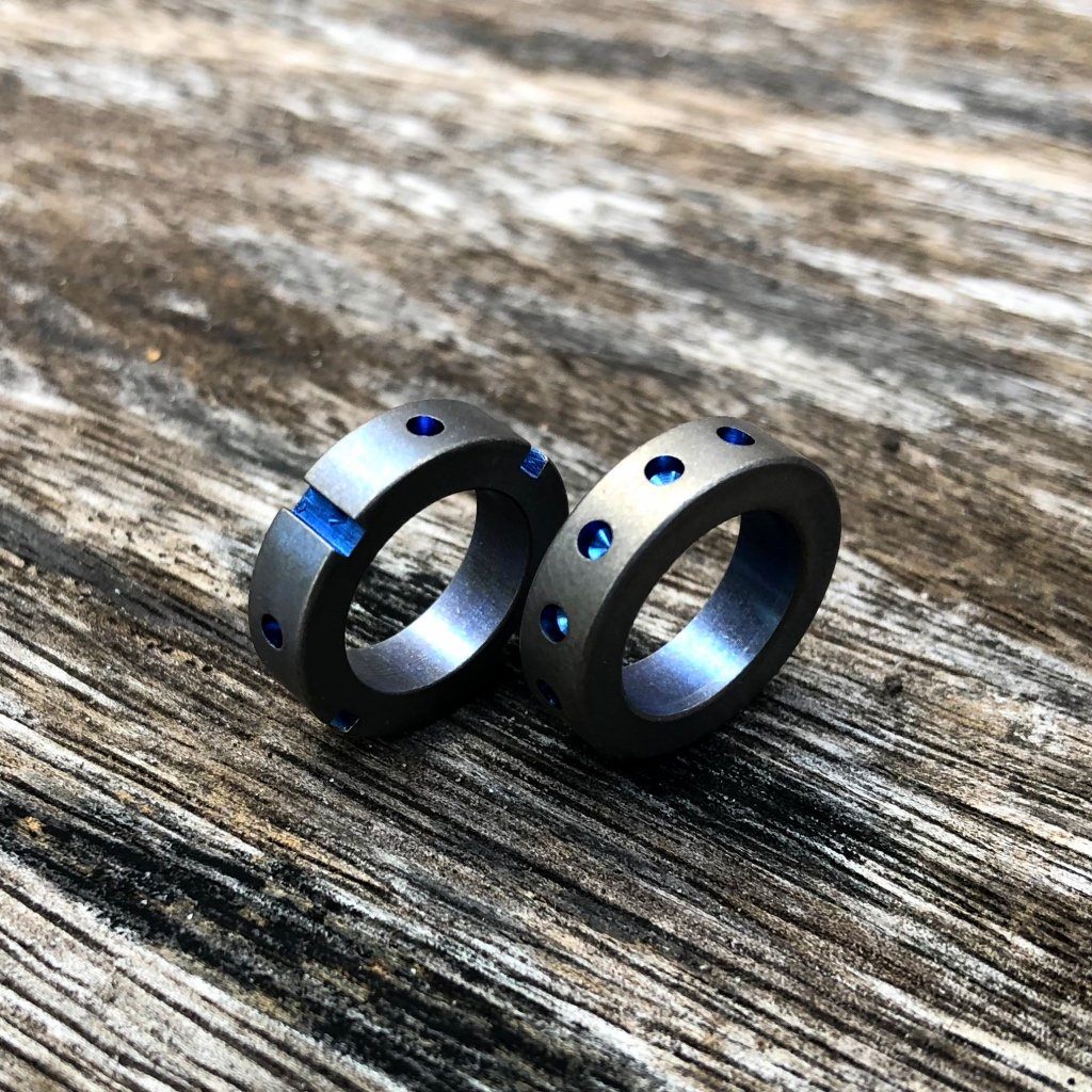 Titanium Lanyard Rings - Ti Survival