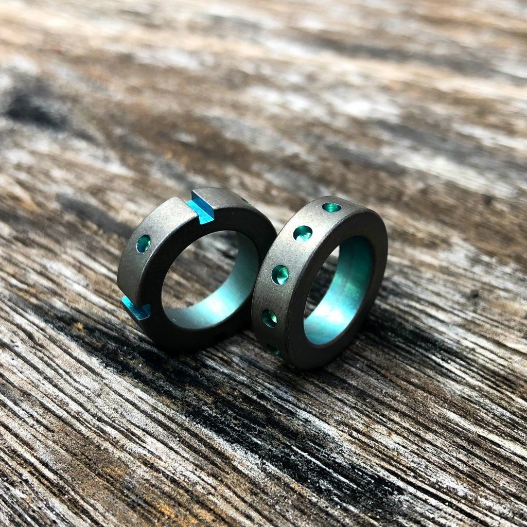 Titanium Lanyard Rings - Ti Survival