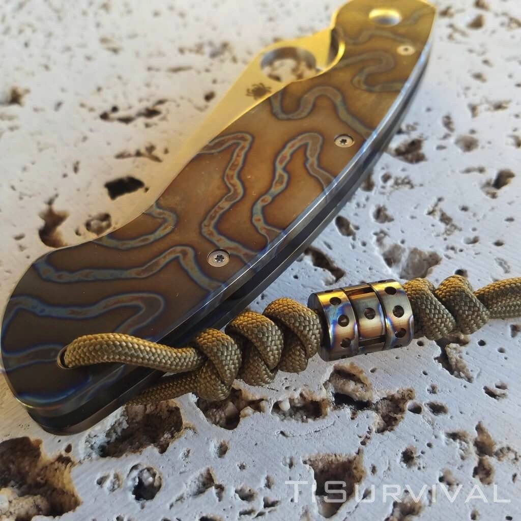 Titanium Knife Anodizing Services - Ti Survival