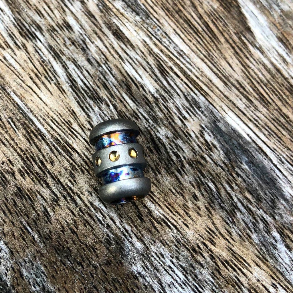 Titanium Droid Lanyard Beads - Ti Survival