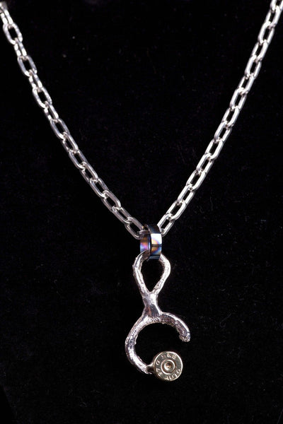 Sterling Silver 45 Auto Bullet Casing Pendant - Ti Survival