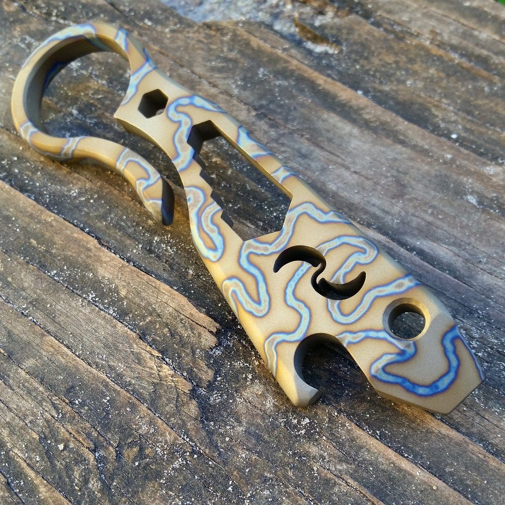 Titanium Knife Anodizing Services - Ti Survival