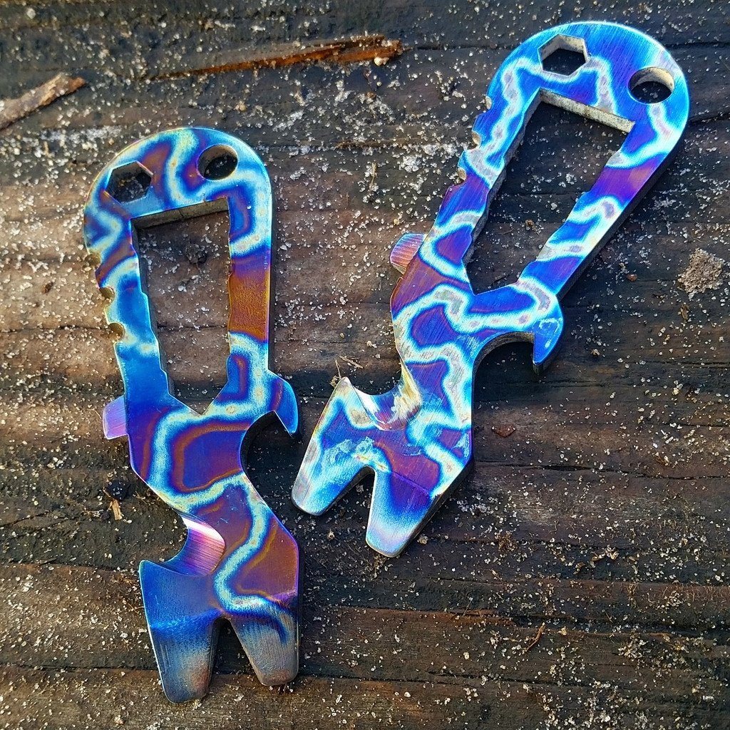 Titanium Knife Anodizing Services - Ti Survival