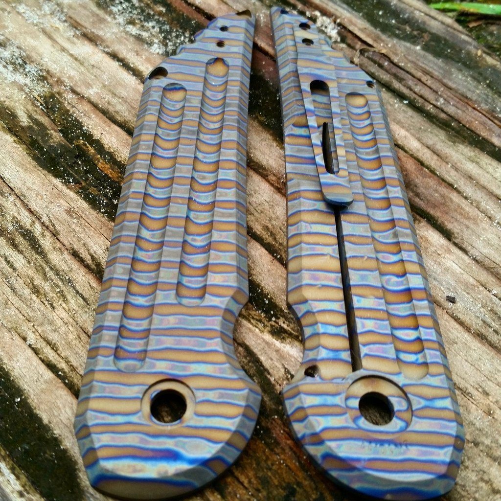 Titanium Knife Anodizing Services - Ti Survival