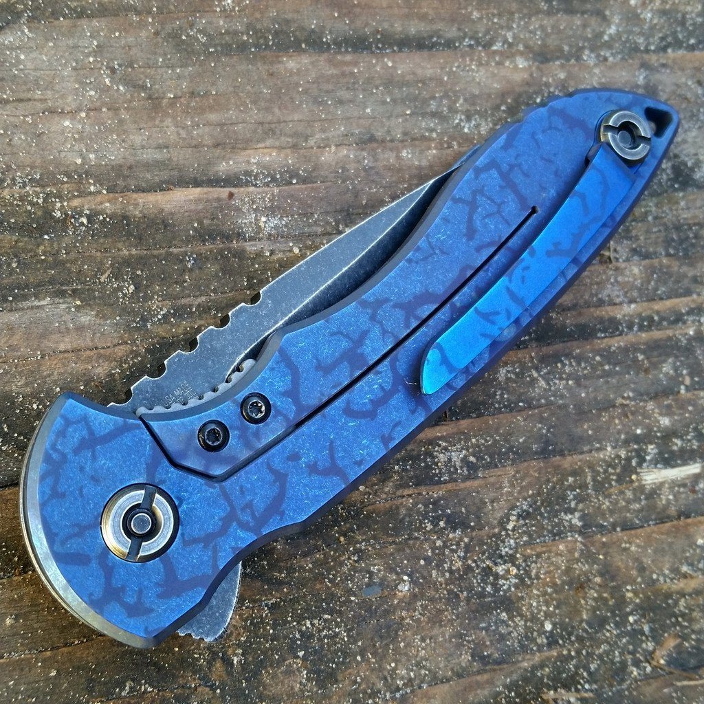 Titanium Knife Anodizing Services - Ti Survival