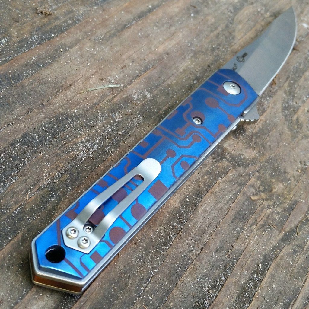 Titanium Knife Anodizing Services - Ti Survival