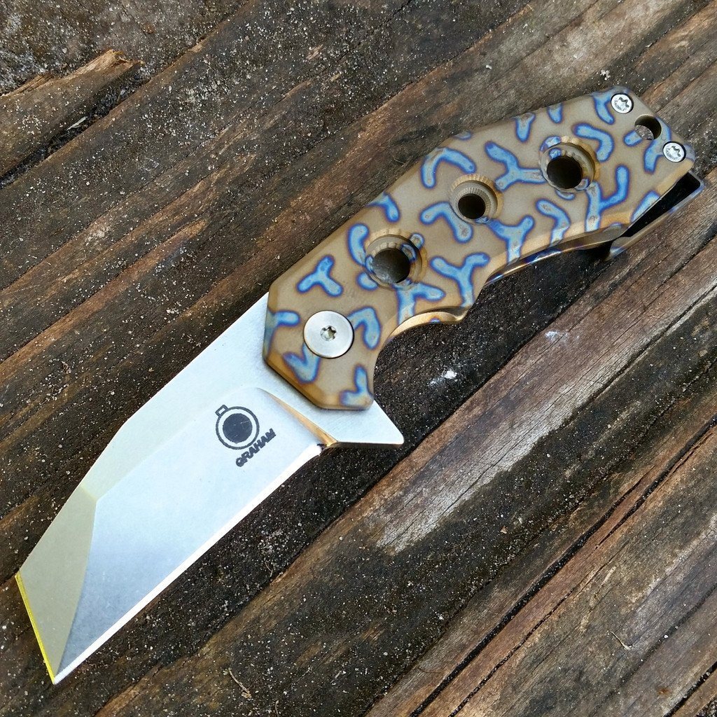 Titanium Knife Anodizing Services - Ti Survival