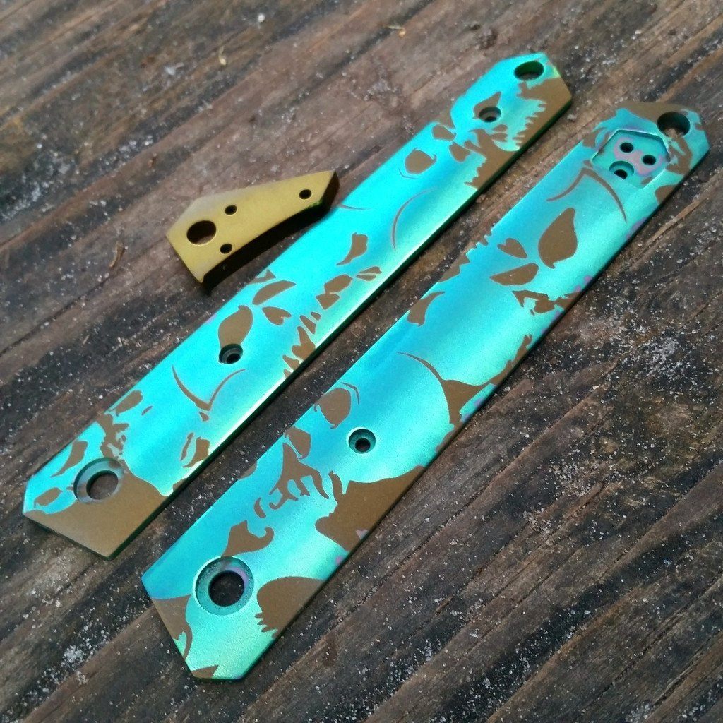 Titanium Knife Anodizing Services - Ti Survival