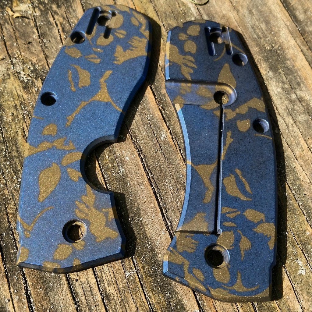 Titanium Knife Anodizing Services - Ti Survival