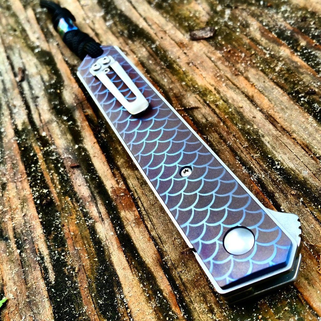 Titanium Knife Anodizing Services - Ti Survival