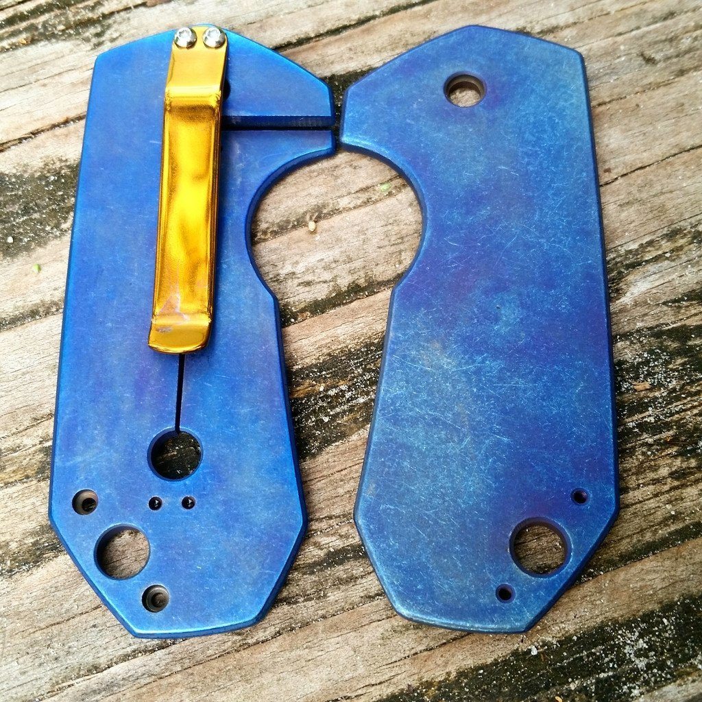 Titanium Knife Anodizing Services - Ti Survival
