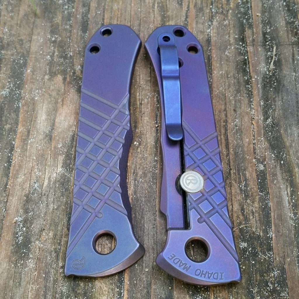 Titanium Knife Anodizing Services - Ti Survival