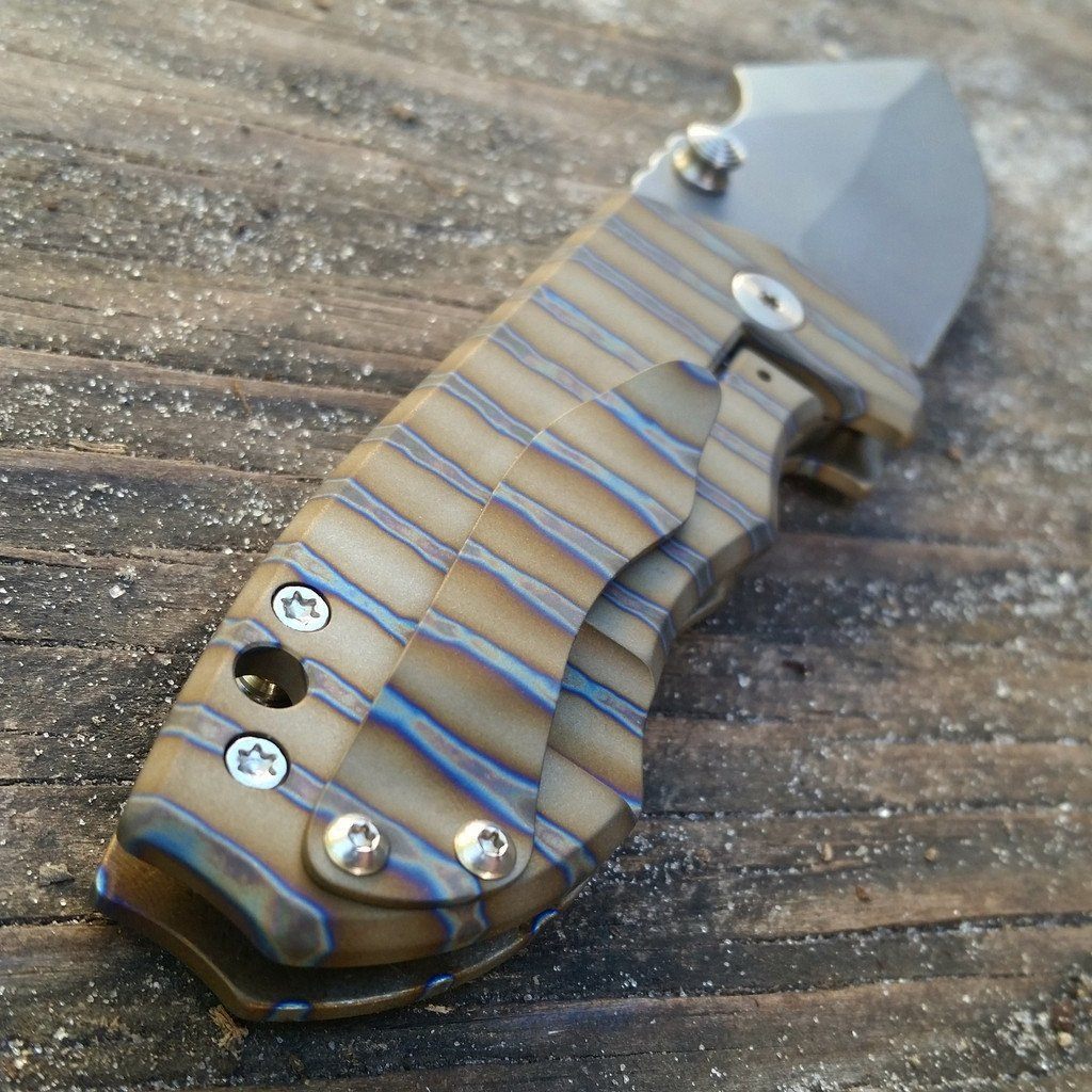Titanium Knife Anodizing Services - Ti Survival
