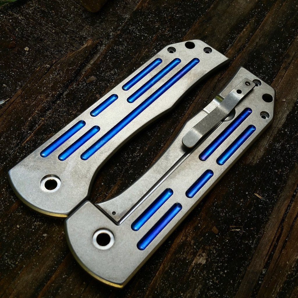 Titanium Knife Anodizing Services - Ti Survival
