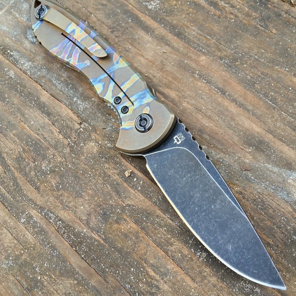 Titanium Knife Anodizing Services - Ti Survival