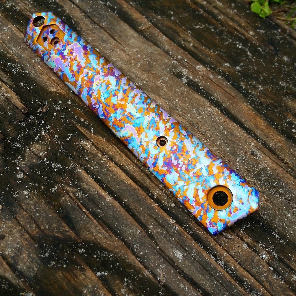 Titanium Knife Anodizing Services - Ti Survival
