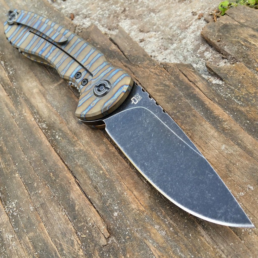 Titanium Knife Anodizing Services - Ti Survival