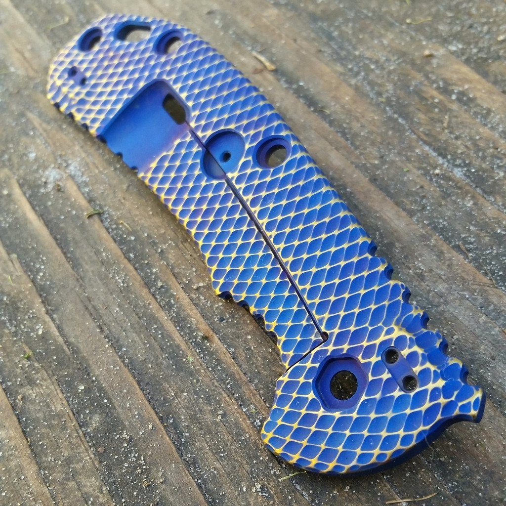 Titanium Knife Anodizing Services - Ti Survival