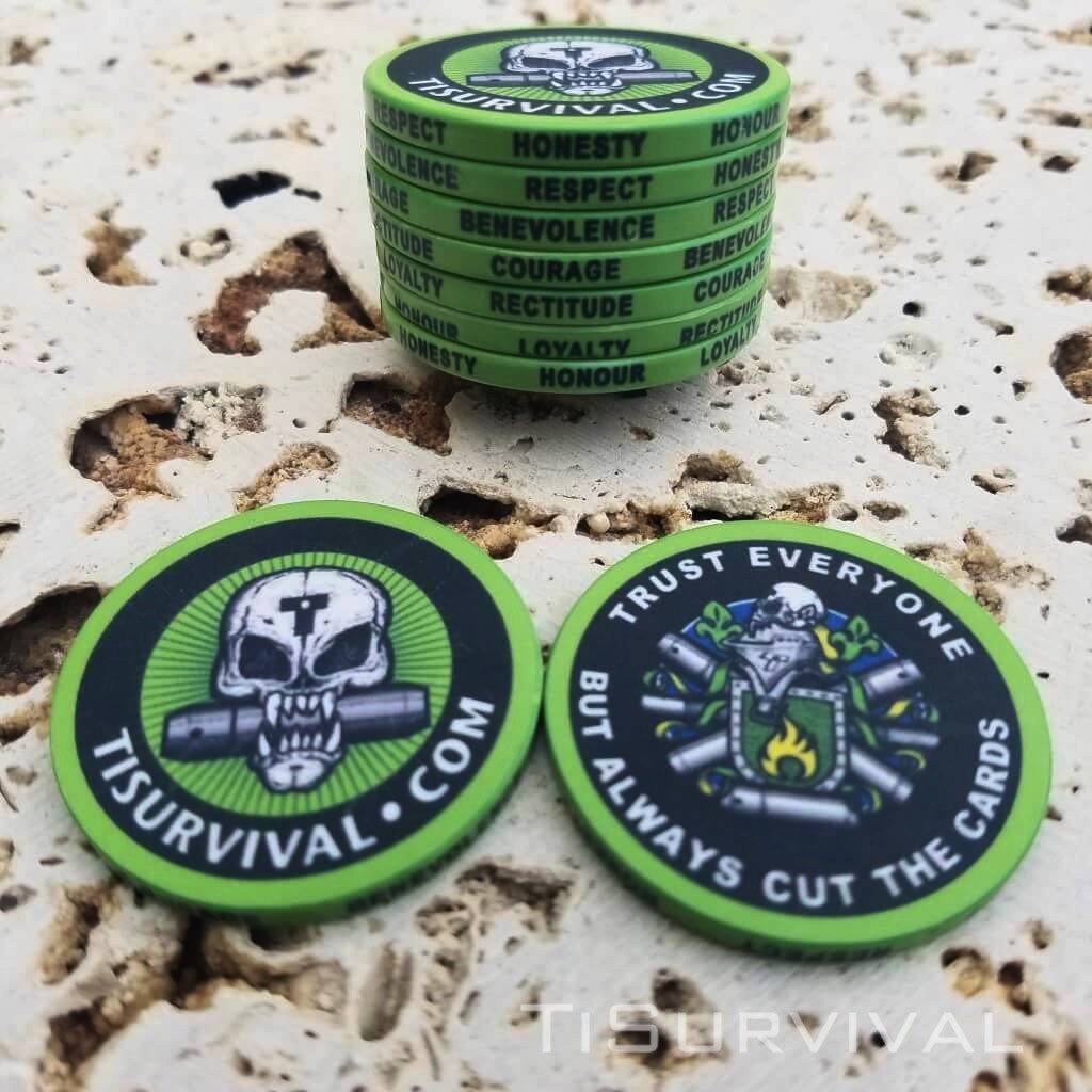 Ti Survival Poker Chips - Ti Survival