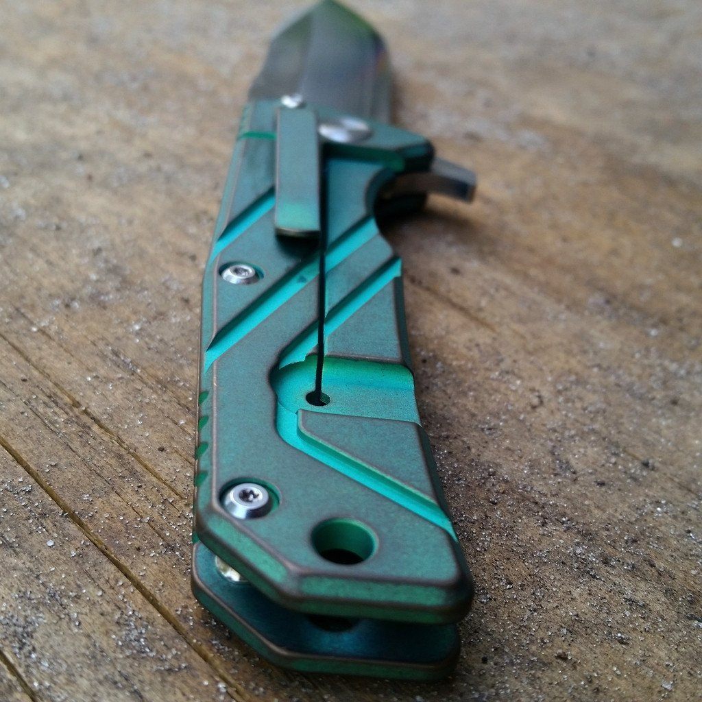 Titanium Knife Anodizing Services - Ti Survival