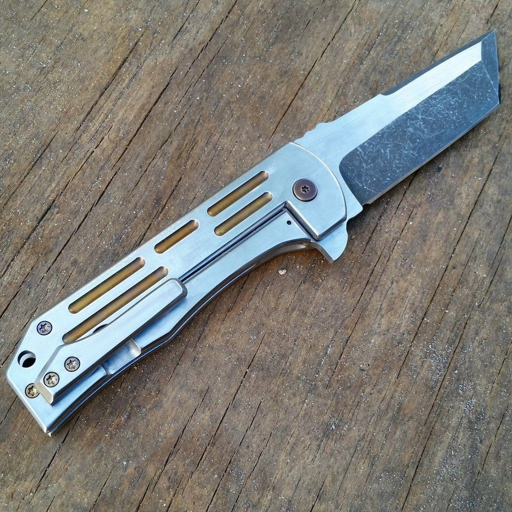Titanium Knife Anodizing Services - Ti Survival
