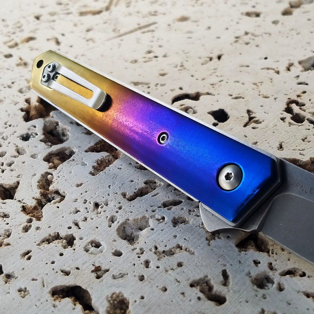 Titanium Knife Anodizing Services - Ti Survival