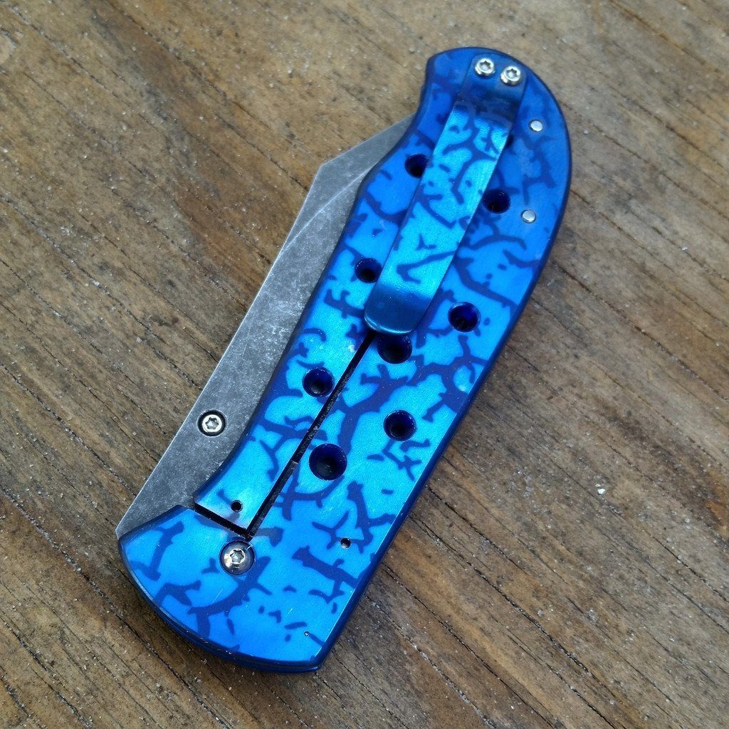 Titanium Knife Anodizing Services - Ti Survival