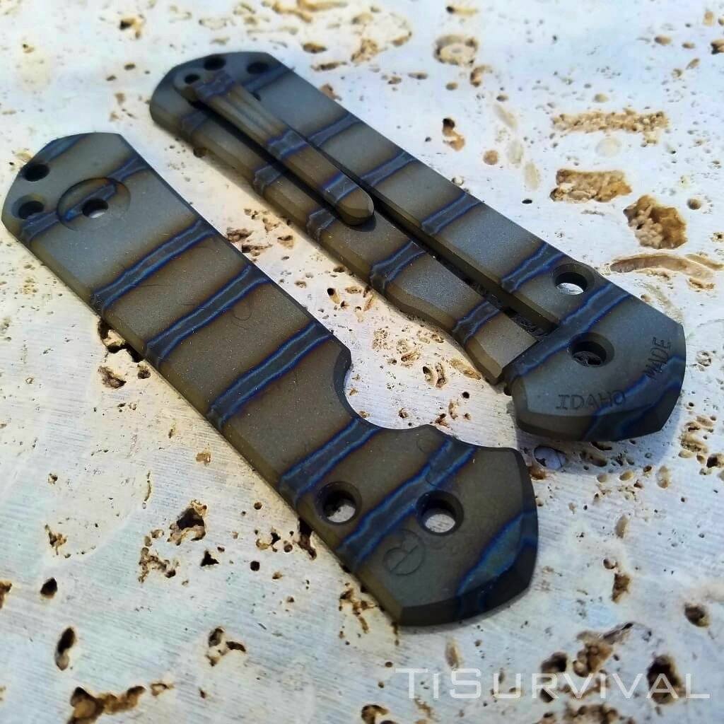 Titanium Knife Anodizing Services - Ti Survival