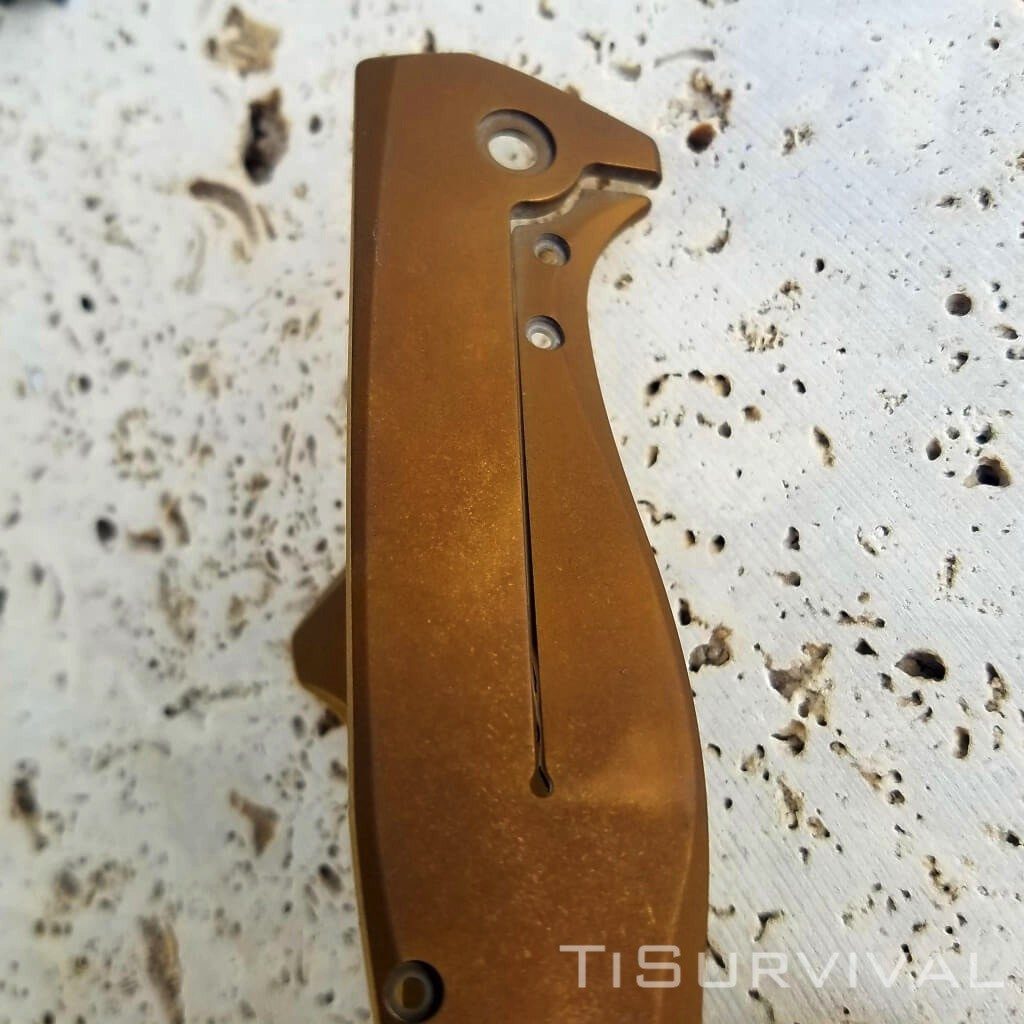 Titanium Knife Anodizing Services - Ti Survival