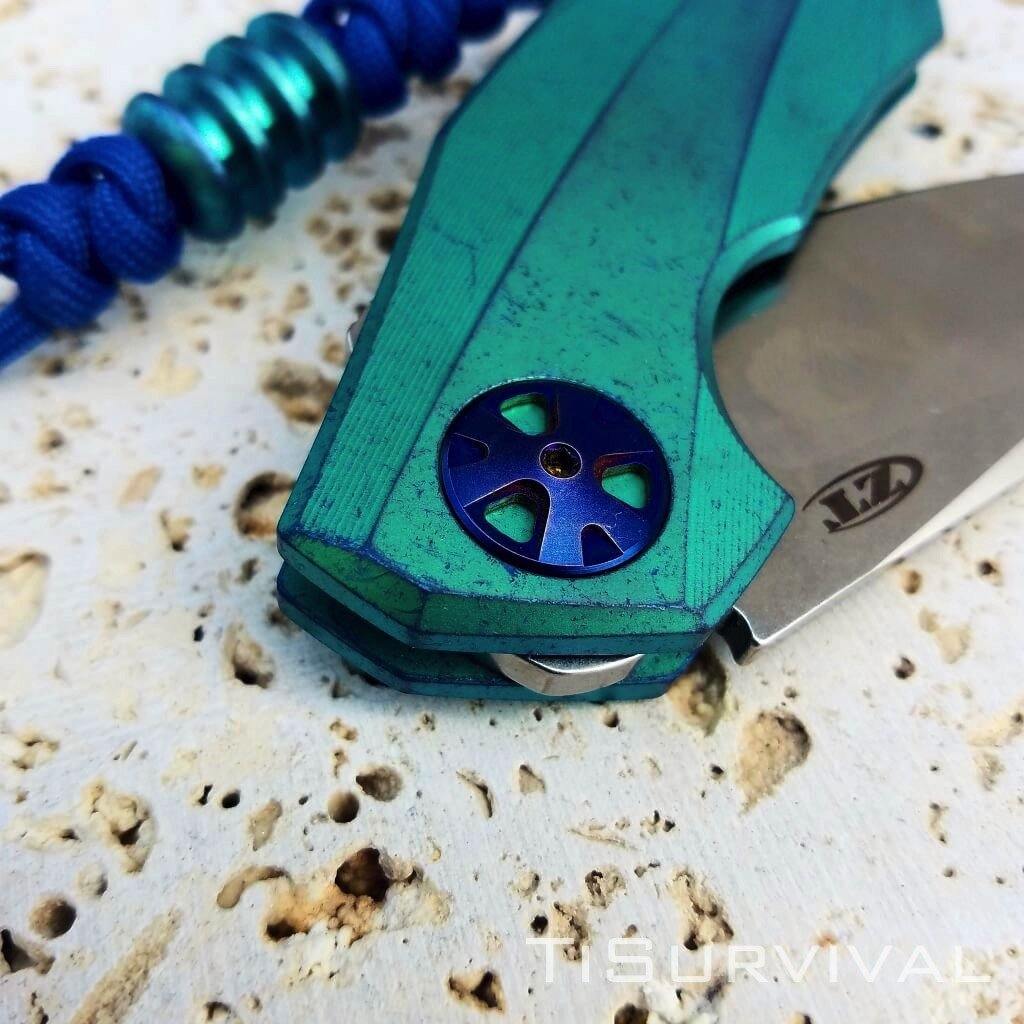 Titanium Knife Anodizing Services - Ti Survival