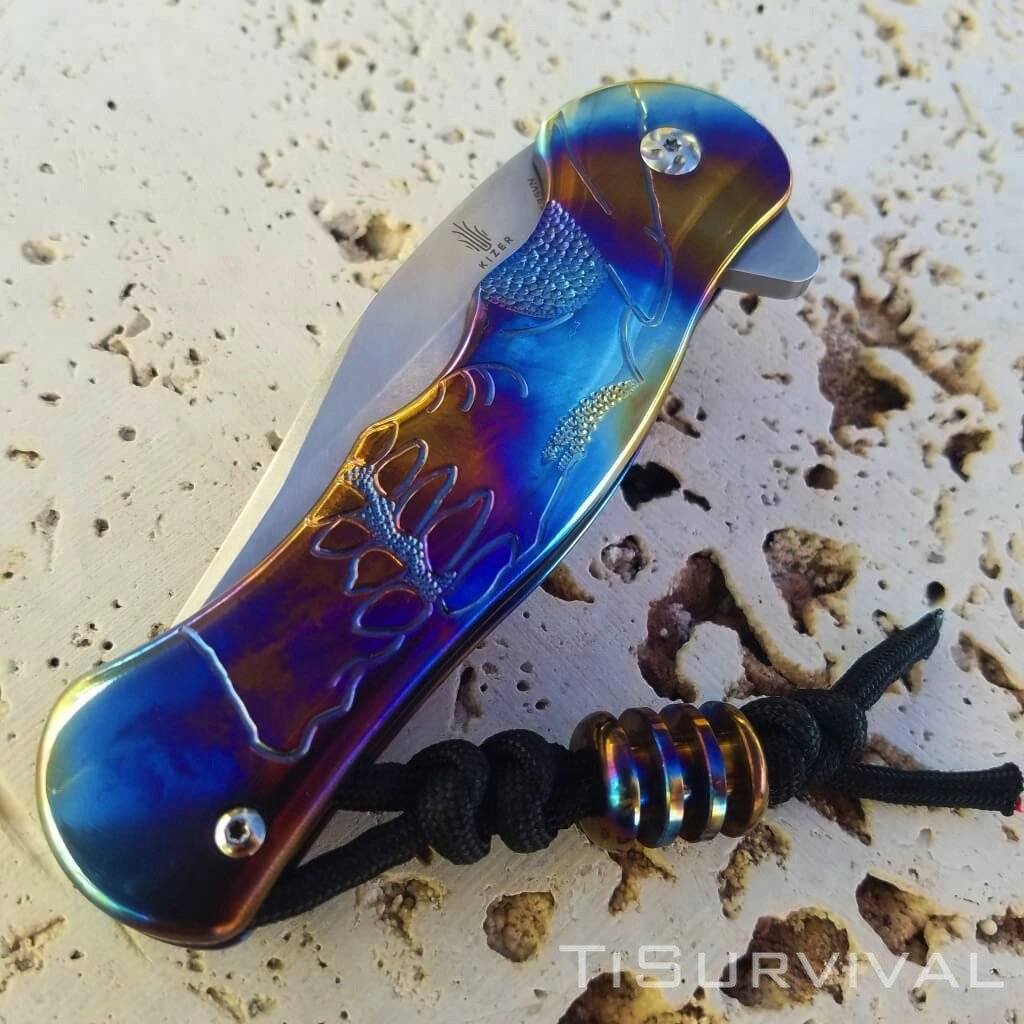 Titanium Knife Anodizing Services - Ti Survival