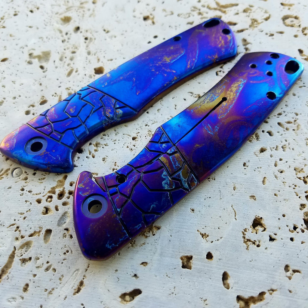 Titanium Knife Anodizing Services - Ti Survival