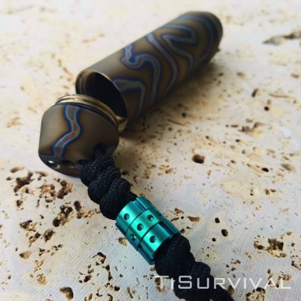Modular Titanium Lanyard Beads - Ti Survival