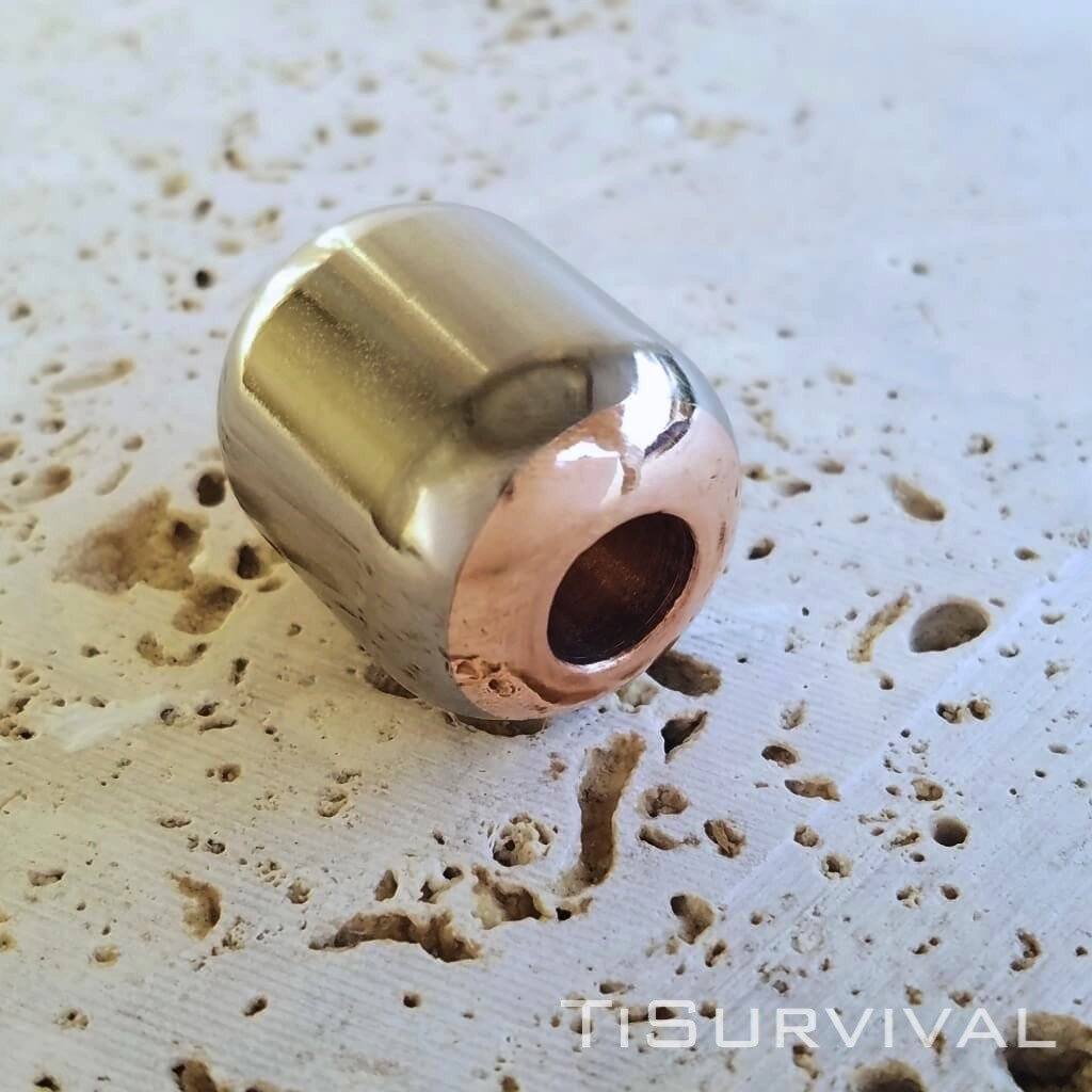 Titanium Copper Lanyard Beads - Ti Survival