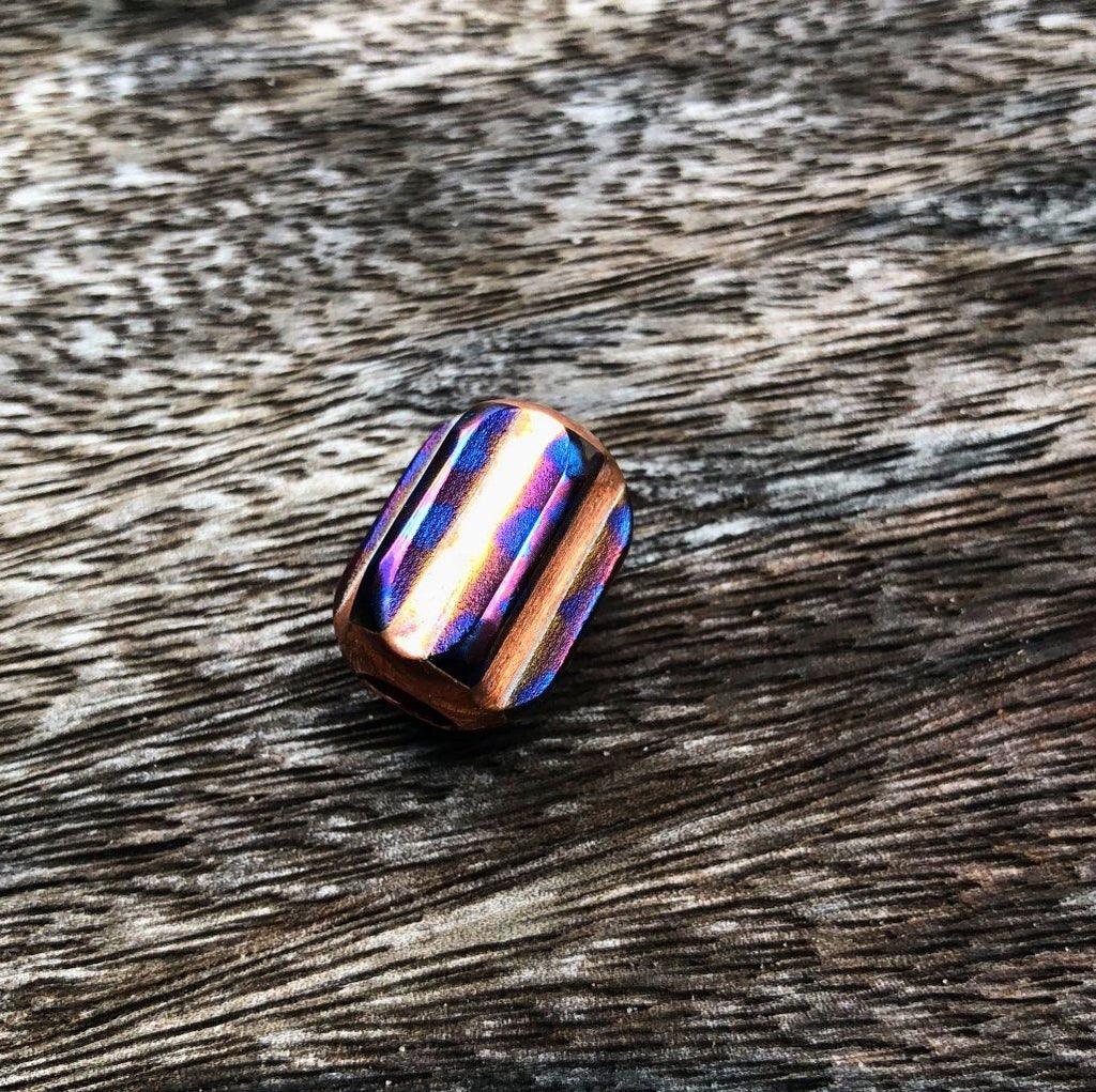 Titanium Copper Lanyard Beads - Ti Survival