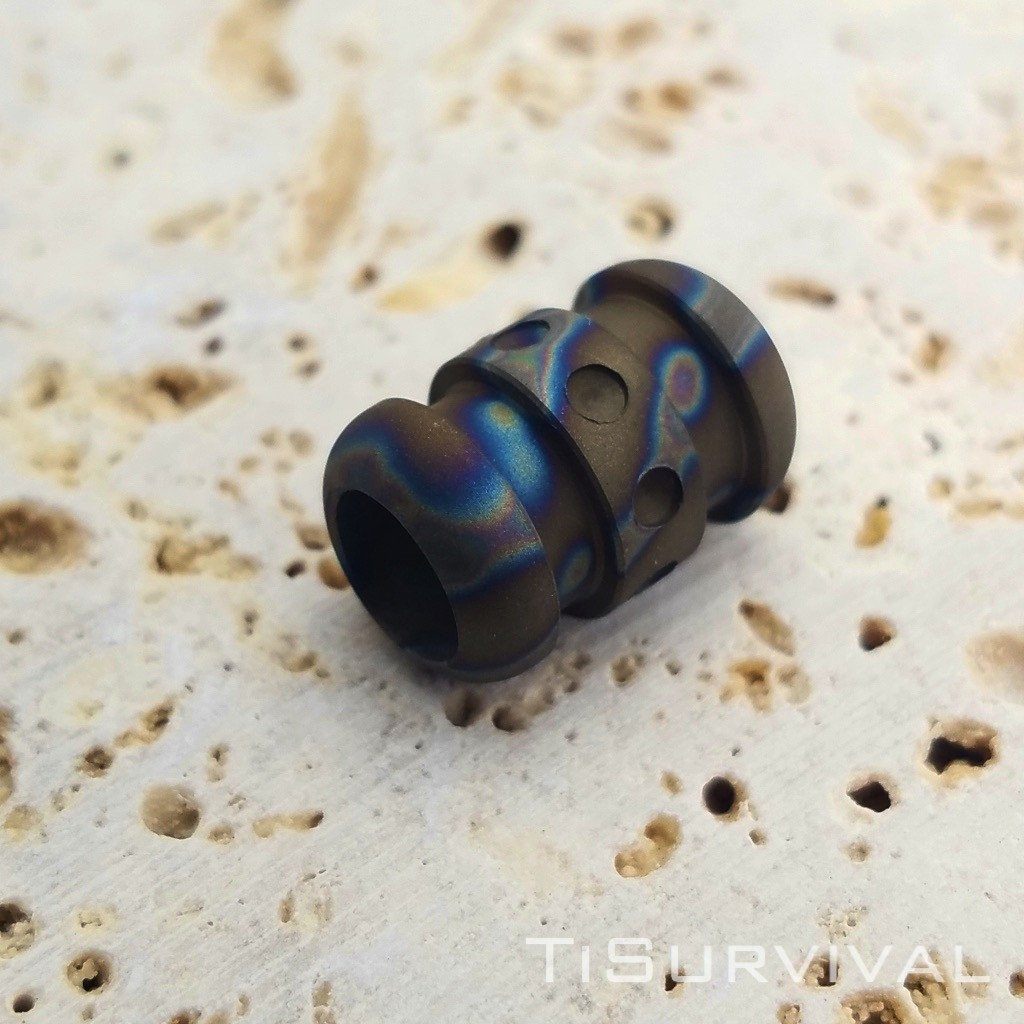 Titanium Droid Lanyard Beads - Ti Survival