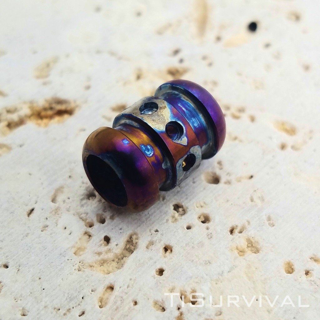 Titanium Droid Lanyard Beads - Ti Survival