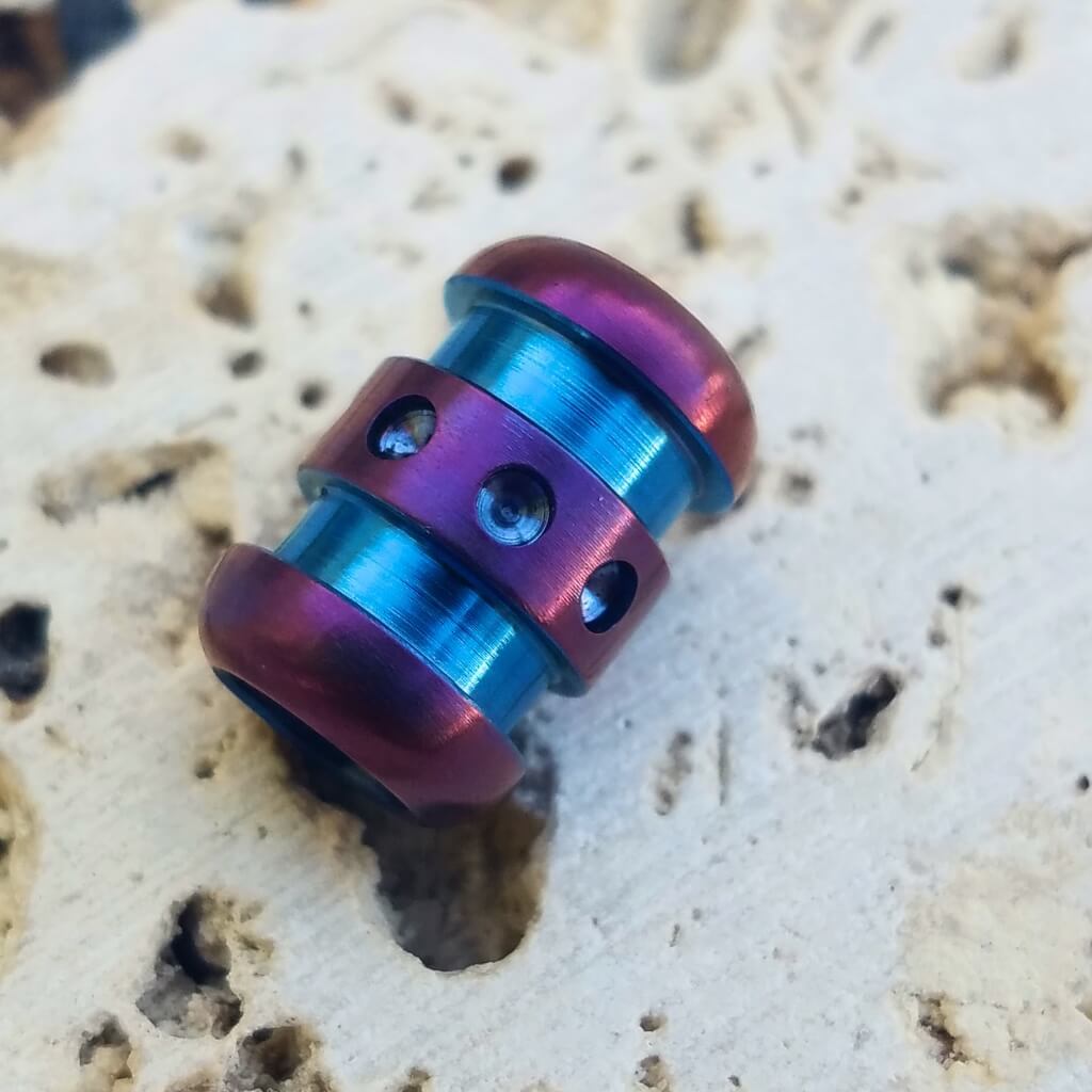 Titanium Droid Lanyard Beads - Ti Survival