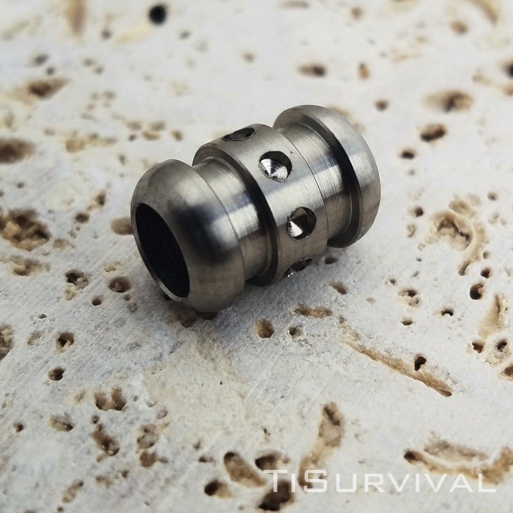 Titanium Droid Lanyard Beads - Ti Survival