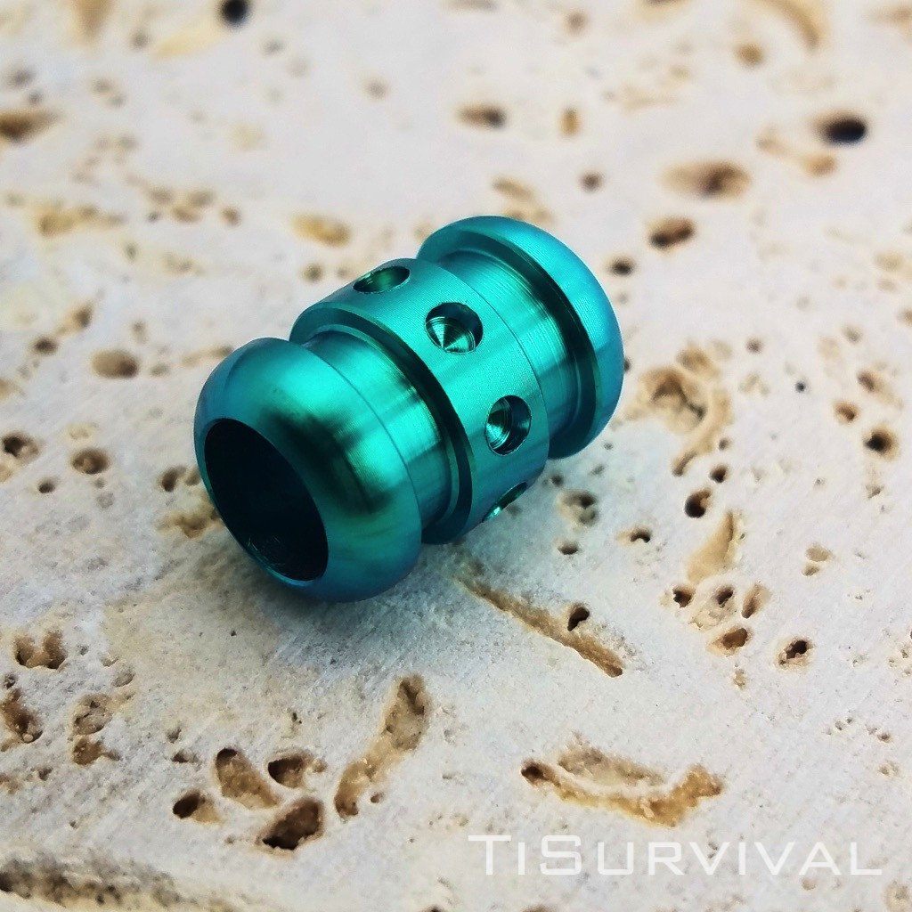 Titanium Droid Lanyard Beads - Ti Survival