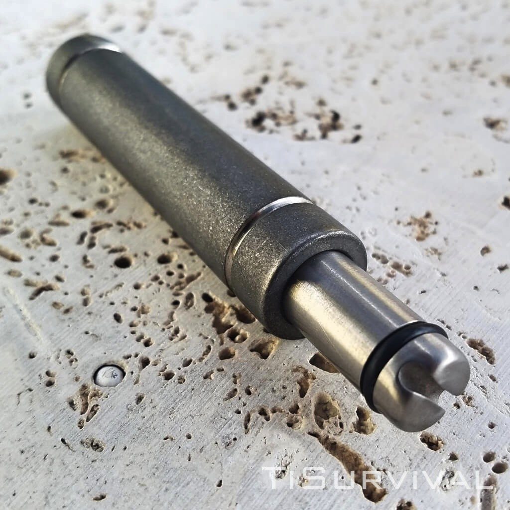 Titanium Fire Piston - Ti Survival
