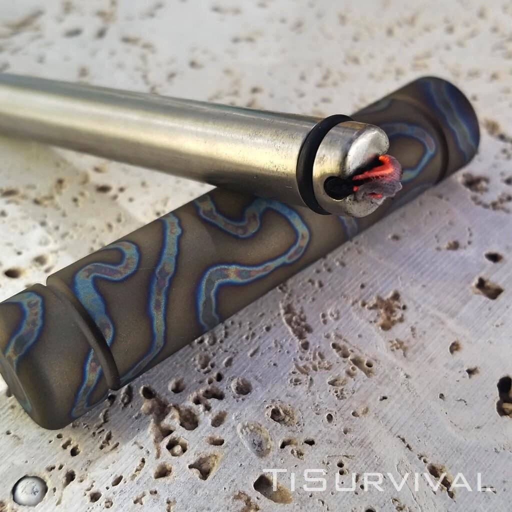 Titanium Fire Piston - Ti Survival