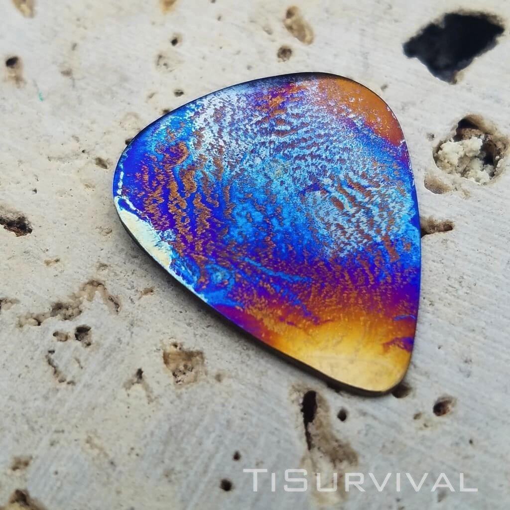 Titanium Guitar Picks - Ti Survival