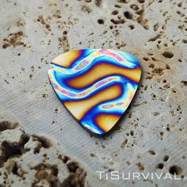 Titanium Guitar Picks - Ti Survival