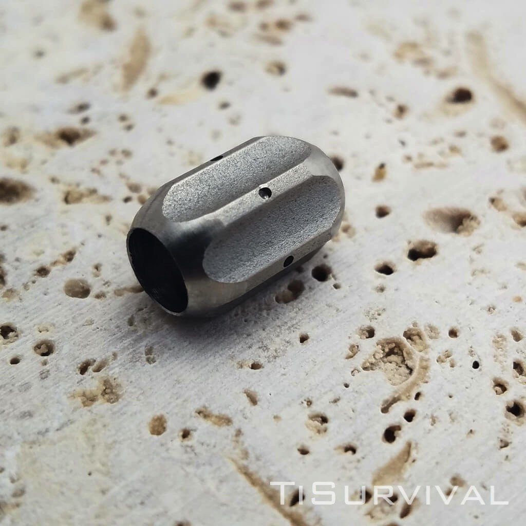 Titanium Hex Lanyard Beads - Ti Survival