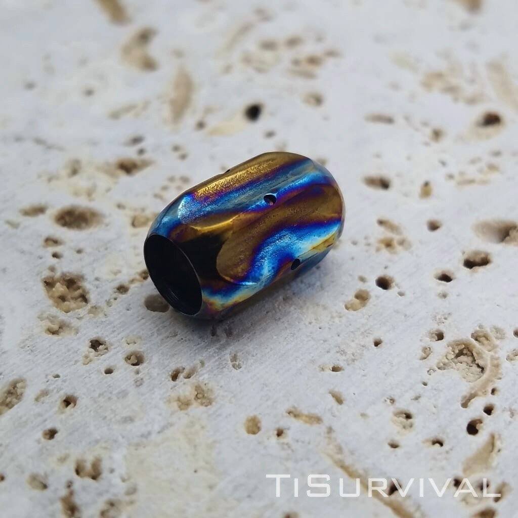 Titanium Hex Lanyard Beads - Ti Survival